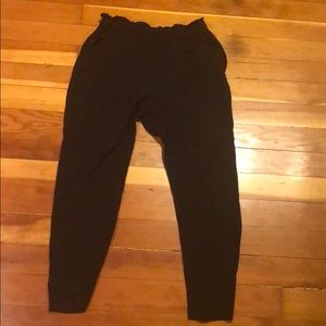 Anthropologie Paper bag waist pants